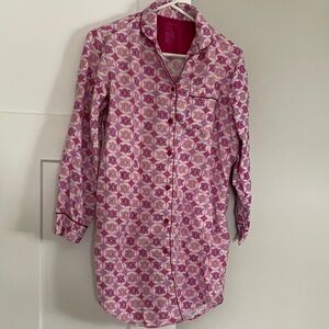 Pink Patterned Flannel nightgown